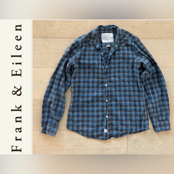 Frank & Eileen Eileen Flannel Shirt Barry fitted XL - Picture 1 of 6